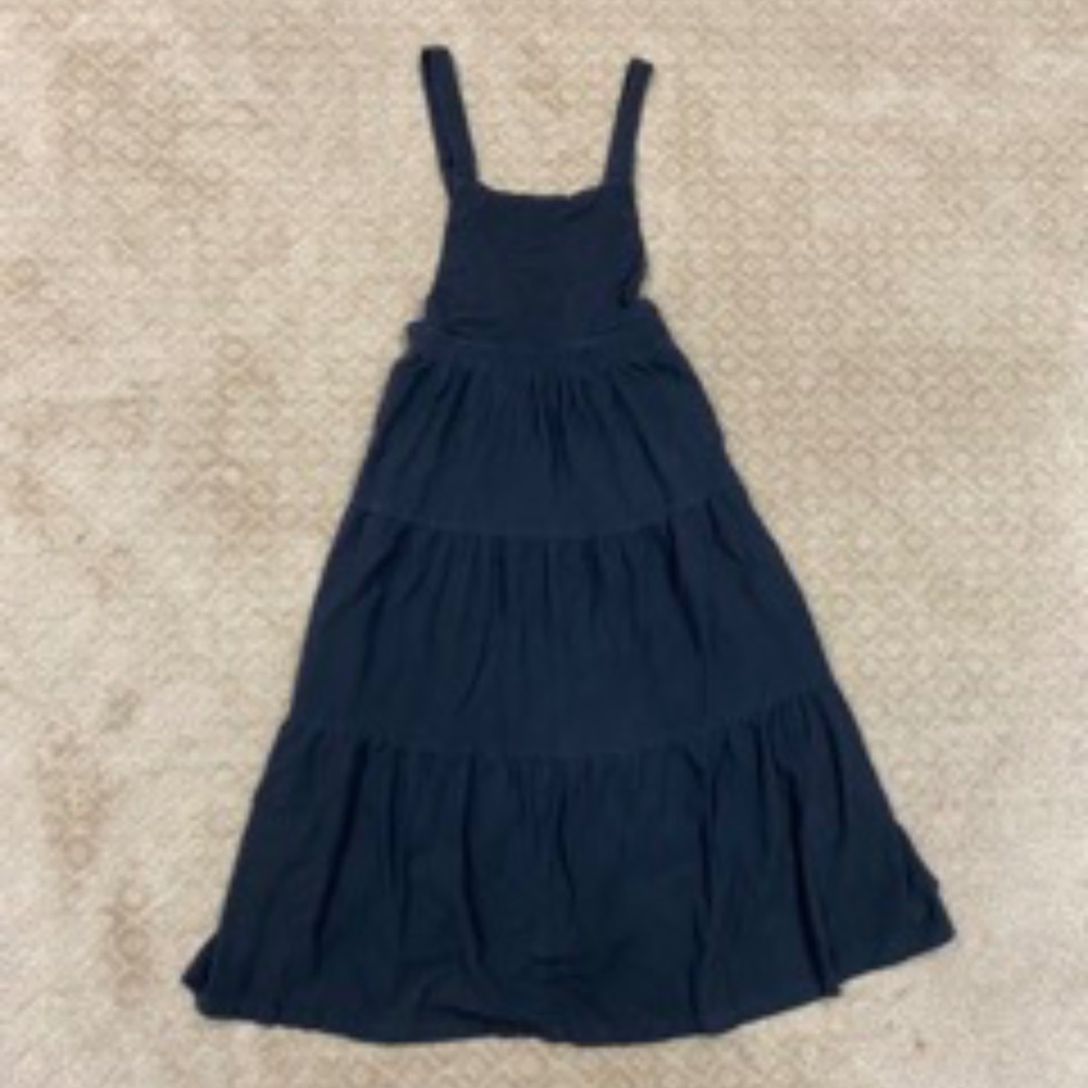 COPY - Polagram Black Jumper/Strap Maxi Dress WITH POCKETS